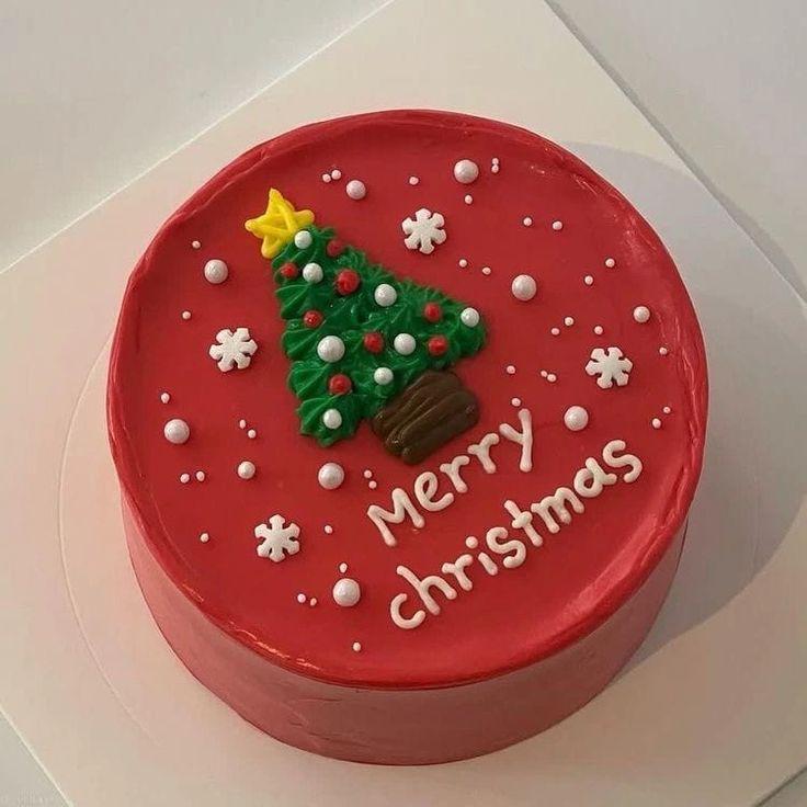 Christmas Tree Cake with Message 🎄✨